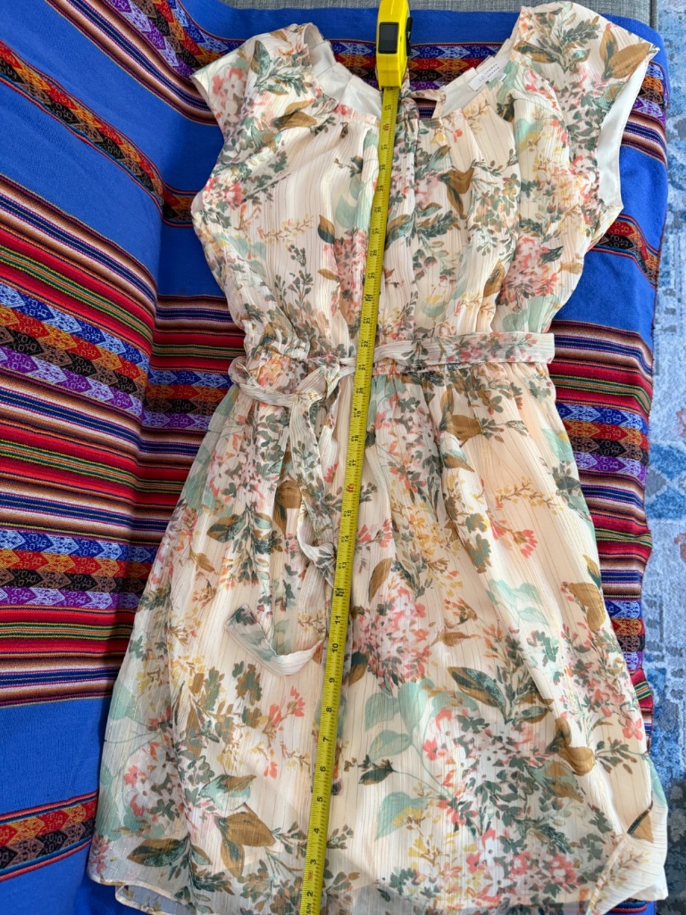 Lauren Conrad Chiffon Dress - Size Medium - Picture 7 of 10